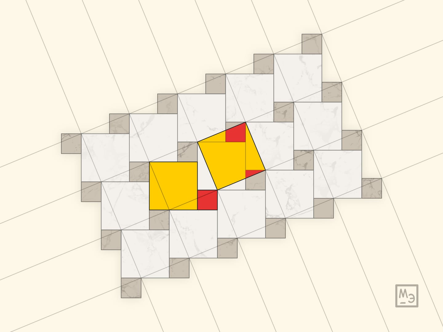 Теорема Пифагора: мозаика